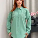 Chemise Alina - Vert d'eau