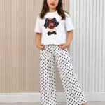 Tenue 2 Pièces Fillettes - Blanc/Blanc