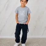 Ensemble Baggy Jean - Gris/Blanc