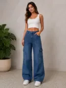 Pantalon Femme en Jean