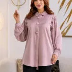 Chemise Satinée - Mauve