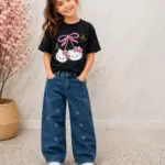 Ensemble Fille Hello Kitty - Noir
