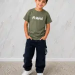 Ensemble Baggy Jean - Vert