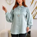 Chemise Satinée - Vert