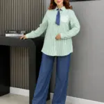 Set Top Mode - Vert Rayé
