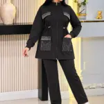 Jogging Femme Khadija - Noir