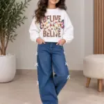Tenue Belive - Blanc 3 papillons