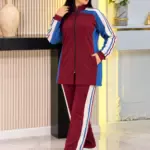 Jogging Femme Yasmine - Rouge Bordeaux