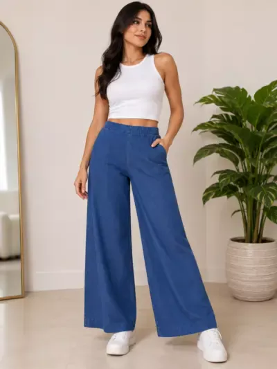 Pantalon Jean large