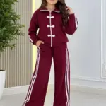 Set Matchy Matchy Fille - Rouge Bordeaux