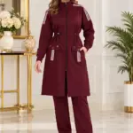 Ensemble Hayfa - Rouge Bordeaux